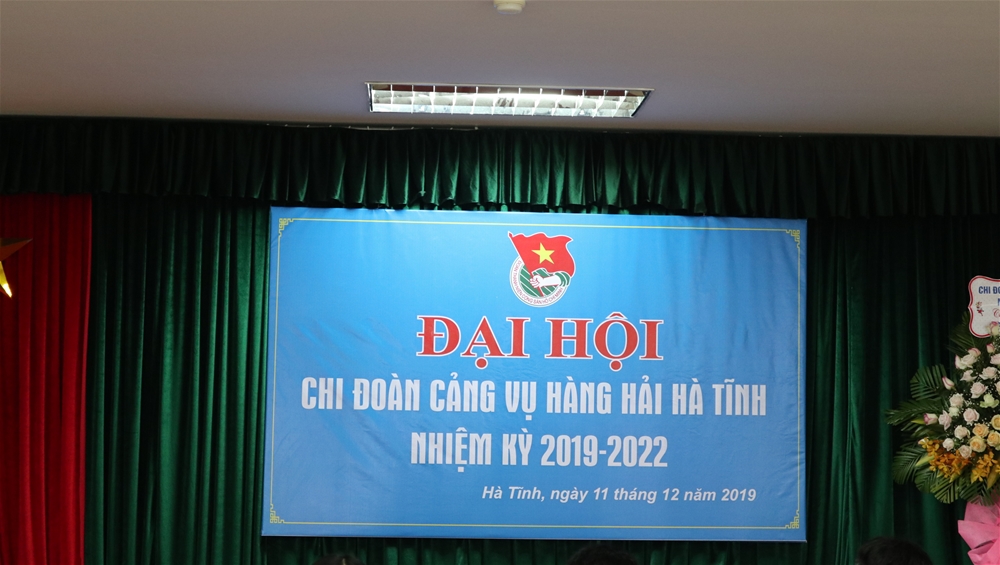 ĐẠI HỘI CHI ĐOÀN CẢNG VỤ HÀNG HẢI HÀ TĨNH NHIỆM KỲ 2019-2022